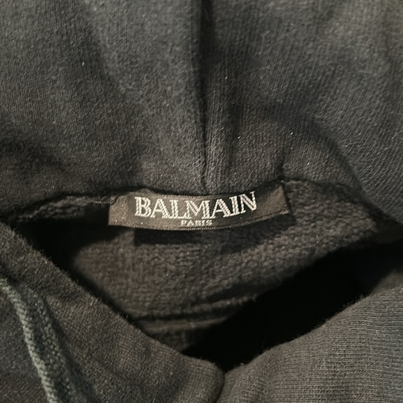 Authentic Balmain Paris Side Zip Hoodie - Picture 3 of 17